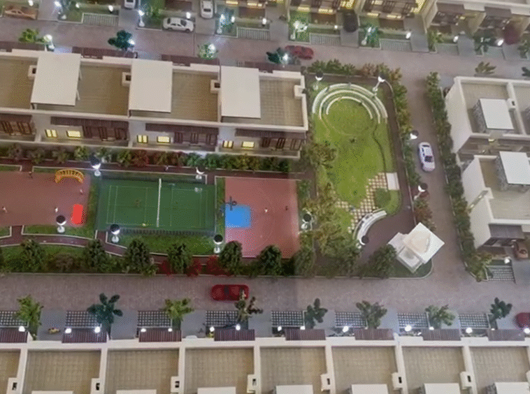 3 d model - roseate villa