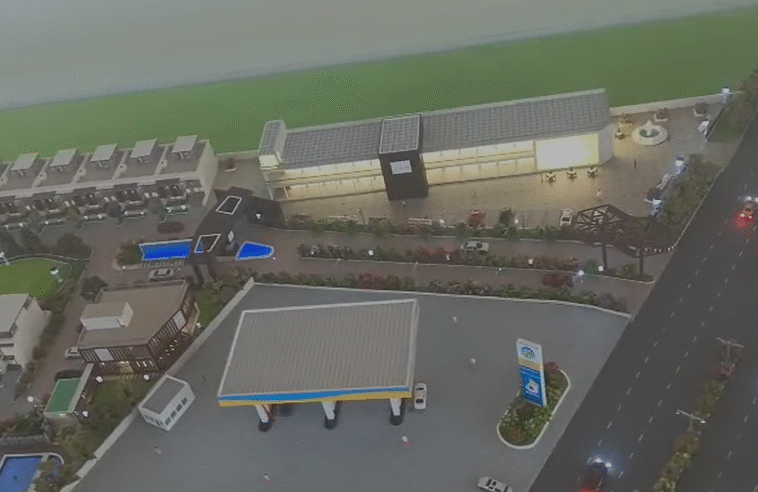 3 d model - roseate villa