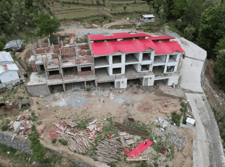 under-construction work cottages in bhowali