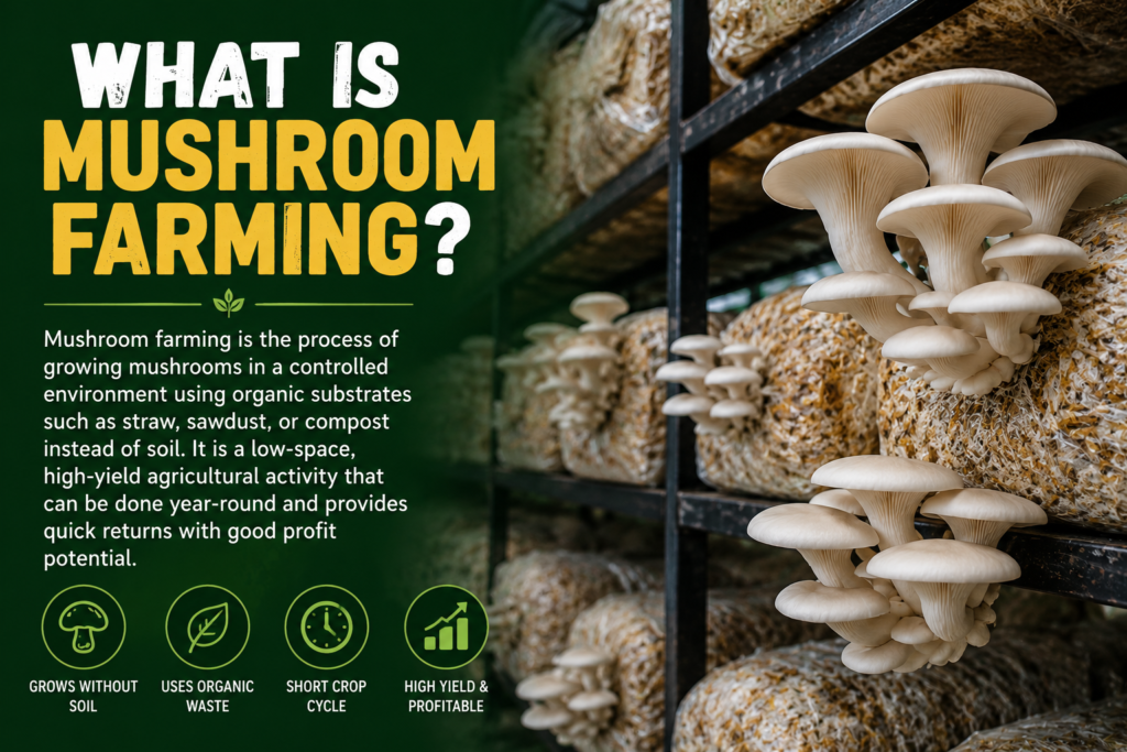 Mushroom Farming in Uttarakhand