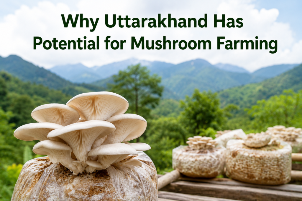 Mushroom Farming in Uttarakhand